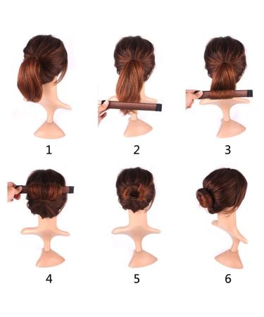 MLMSY Donut Hair Bun Aid Light Brown & Dark Brown | Perfect for DIY Hair Styling - Buy Online on GoSupps.com