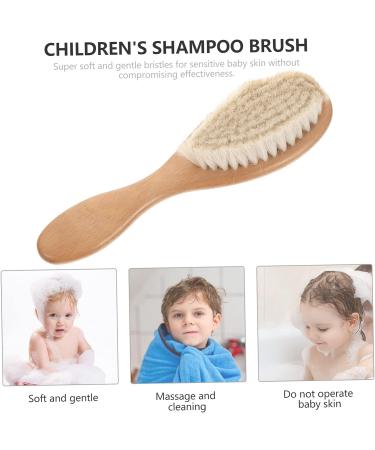 KOMBIUDA Soft Bristle Toddler Shampoo Bath Brush - Gentle Grooming for Children - Infant Scalp Massaging - Perfect Gift for Newborns - Buy Online on GoSupps.com