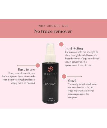 No Trace Hair Extensions Remover 4 OZ Spray Non oily Fast acting - Buy Online on GoSupps.com