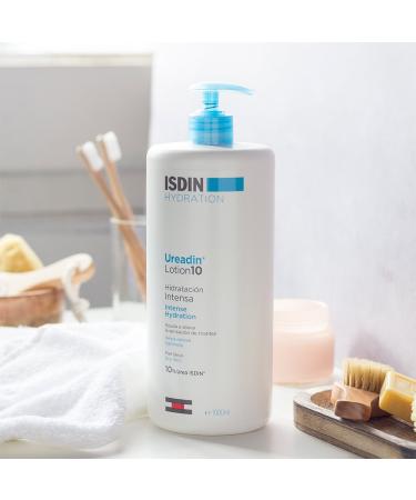 ISDIN Ureadin Lotion 10 (1000ml) Intensive Moisturizing Body Lotion for Dry Skin with 10% Urea | 1 Liter Pack - International Shipping Available - Buy Online on GoSupps.com