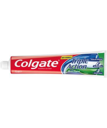  Colgate Colgate Triple Action Toothpaste 75ml - Buy Online on GoSupps.com