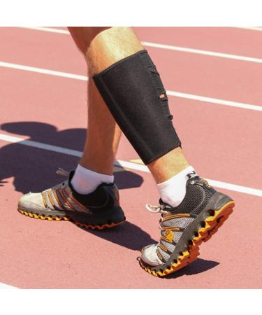 Shock Doctor Calf Shin Compression Wrap Brace - Pain Relief & Recovery for Shin Splints and Achilles Tendon | Running, Football, Basketball Support - Men and Women (1 Sleeve) - Buy Online on GoSupps.com