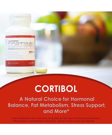 CORTIBOL | Maximum Strength Adrenal Support & Cortisol Manager | Reduce Fatigue & Stress | 60 Capsules - Buy Online on GoSupps.com