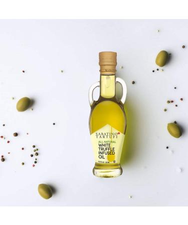 Sabatino White Truffle Olive Oil - 8.4 fl oz: Premium Quality Truffle Infused Oil - Buy Online on GoSupps.com