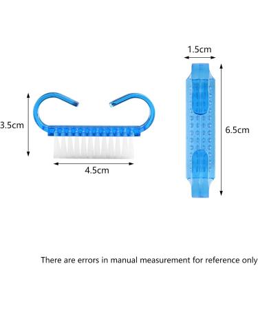 JIIJCAAC-Nail Cleaning Brushes 8 Pieces Handle Nail Brush Small - Plastic Nail Cleaning Brush Nail Brush Manicure Dusting Brush for Hand and Toe Manicure Home Garden - Buy Online on GoSupps.com