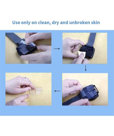 caigou 5pcs Self-adhensive Electrodes Replacement Pad for Intelligent Snore Stopper Infrared Ray Detects Wristband - Buy Online on GoSupps.com