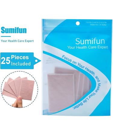 Adhesive Gel Blister Bandages for Heels and Toes - 25 Pack | Silicone Bandaids for Calluses and Shoe Friction Prevention - Buy Online on GoSupps.com