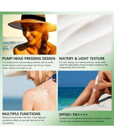 Centella Sunscreen SPF50 Moisturizing Non-Sticky Centella Water-Fit Sun Serum for All Skin. (1 Pcs) - Buy Online on GoSupps.com