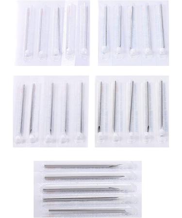 Tvalccoy Piercing Kit - 25pcs Body Piercing Needles Set in 5 Sizes (20g, 18g, 16g, 14g, 12g) - Hollow Needles for Nose and Body Piercings - Buy Online on GoSupps.com