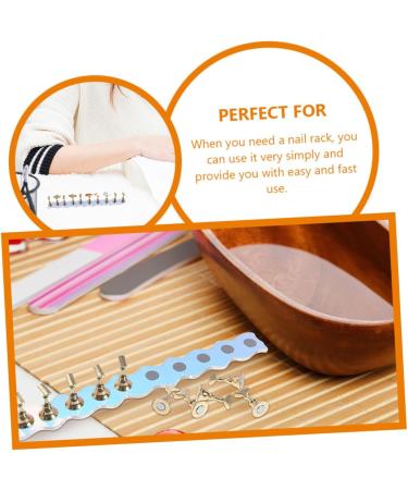 2 Sets Fake Nail Stand Nail Practice Stand Artificial Nails Holder Nail Display Stand False Nail Stands False Nails Display Holder Nail Tips Holder Acrylic Glossy Manicure Tools - Buy Online on GoSupps.com