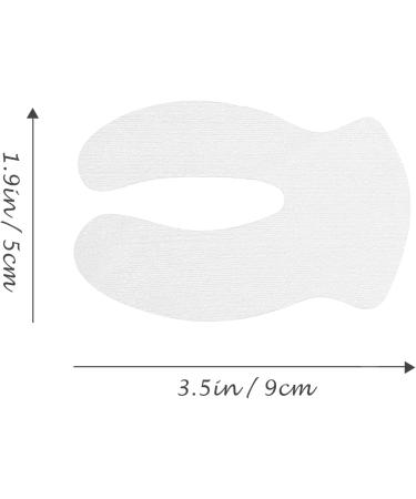 Healeved 1000pcs U-Shaped Eye Mask Paper - DIY Eye Pads for Facial Care & Moisturizing | Cotton Eye Covers for Healthy Skin - Buy Online on GoSupps.com