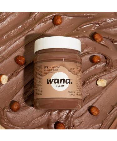 Wana Wana Cream 250 G Protein spreads Delicious spread Chocolate Gianduja Cream - Buy Online on GoSupps.com