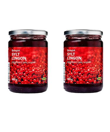 Sylt Lingon Lingonberry preserves Ikea Food 14.1 oz jar - Super fruit (2 Jars)