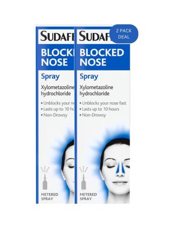 Blocked Nose Spray 15ml - 2 Pack Bundle Deal