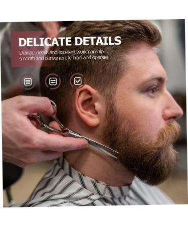 Beavorty Stainless Steel Manual Razor for Men - Wooden Handle & Facial Hair Scissors - Premium Shaving Tool for Smooth Face - Compact Design (16x3.5x1.2cm) - Buy Online on GoSupps.com