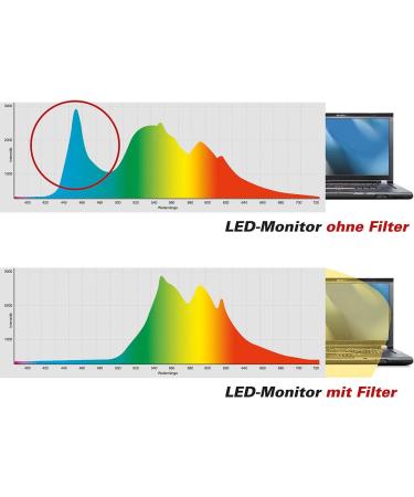 Infactory PC Glasses | Eye-Friendly Blue Light Filter Glasses | 1.0 Diopter Computer & Reading Glasses for Seniors - Buy Online on GoSupps.com