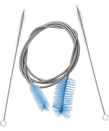 Baluue 12 Pcs Hose Cleaning Brush Dishwasher Drain Hose Dryer Vent Cleaning Brush Pipe Cleaner Brush Crevice Cleaning Tool Sink Drain Brush Bottle Brush Elasticity Stainless Steel Bluex4pcs 20X5CMx4pcs - Buy Online on GoSupps.com