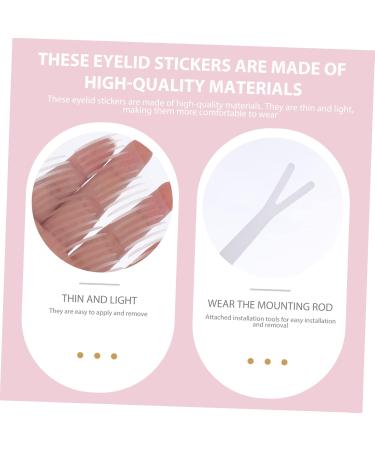 Angoily 2 Lace Double Eyelid Sticker Double Eyelid Strips Instant Eye Eyelid Lift Sticker Self Fiber Eyelid Sticker Lace Eyelid Tape Eyes Double Sided Patch or Woman - Buy Online on GoSupps.com