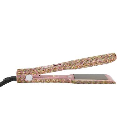Rose Gold 2-in-1 Hair Curler & Straightener | Professional Multi-Level Heater for Home & Barber Shop | Perfect for Straight & Curly Hair (US Plug 100-240V - Buy Online on GoSupps.com