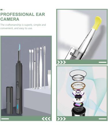 Portable Lighted Ear Cleaner Kit - USB Charging Ear Wax Removal Tool with LED Lights and Cleaning Tweezers - Buy Online on GoSupps.com