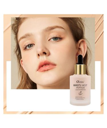 Concealer Liquid Foundation Moisturizing Moisturizing Invisible Pore BB Isolation Cream Not Easy to Remove Makeup (Color : 02)