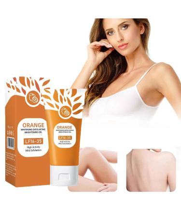 Orange Exfoliating Gel Moisturizing Exfoliator Scrub for Whole Body & All Types Skin Achieve Smoother & Brighter Skin (2PCS 1.76 Ounce) 2PCS 1.76 Ounce (Pack of 1) - Buy Online on GoSupps.com