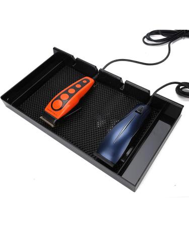 Electric Hair Clipper Storage Box Non Slip Pad Wire Grooves for Durable Wire Convenient Hairdressing Tool Organization - Buy Online on GoSupps.com