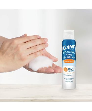 Cutter Foaming Hand Sanitizer 7-oz Antiseptic Solution Pack of 12 - 12 Pack 7 Ounce Bottles - Buy Online on GoSupps.com