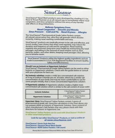 Buy SINUSCLEANSE Saline Packets - 60 CT | Fast International Shipping - Buy Online on GoSupps.com