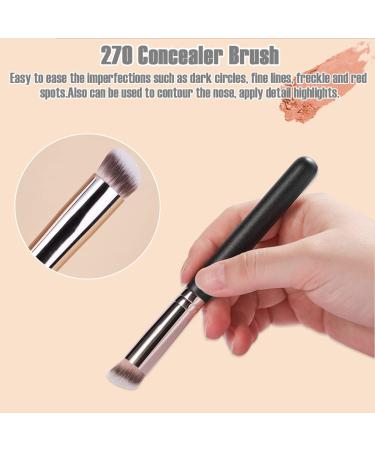 Rytrre Foundation Contour Brush Set - Professional Kabuki Brushes for Liquid Makeup - Perfect for Blending Flawless Powder Cosmetics - 3Pcs Collection - Buy Online on GoSupps.com