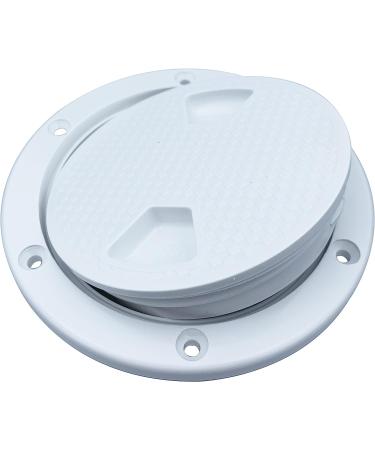 Water Tight Round Inspection Deck Plate Hatch for Kayak Marine Boat Yacht - White, 8 inch - Buy Online on GoSupps.com