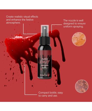 Artificial Blood for Halloween Artificial Vampire Blood - 50ml Body Paint for Costume Beauty Fancy Dress Face and Body Makeup Halloween Party Adults Zombie and Vampire - Buy Online on GoSupps.com
