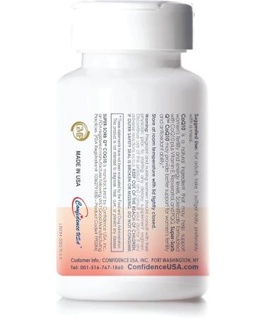 CFD Super-Sorb Q 200mg CoQ10 & Ubiquinol - Fertility Support Supplements (60 Softgels) - International Shipping Available - Buy Online on GoSupps.com