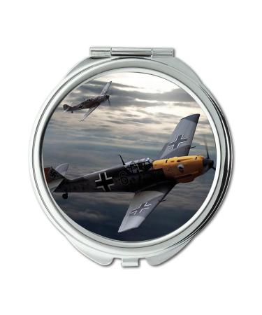 World war aircraft Mirror Compact Mirror fighter wing pocket mirror portable mirror