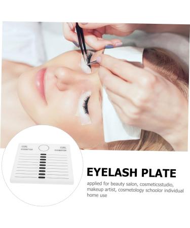 minkissy 1pc Eyelash Spacer Eyelash Plate Eyelash Gasket Eyelash Supplies Glass Stand Eye Lash Eyelash Grafting Accessory Eyelash Board Lash Grafting Gasket Epoxy Accessories Extend Tray - Buy Online on GoSupps.com