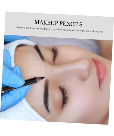 CRILSTYLEO 8pcs Waterproof Eyebrow Pen Makeup Eyebrow Eyeliner Brown Pencil with Sharpener 1 count (Pack of 1) Black - Buy Online on GoSupps.com