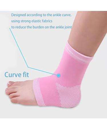 TXBONA Kids Compression Foot Arch Support Sleeves - Pink | Ankle Brace for Plantar Fasciitis & Sprained Ankle - Buy Online on GoSupps.com