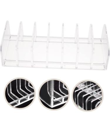 Beavorty 4pcs eye shadow storage box plastic pallets clear tray cosmetics vanity holder Storage rack lipstick 17.1x7.3cmx4pcs Transparentx4pcs - Buy Online on GoSupps.com