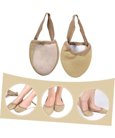 NOLITOY Invisible Toe Sleeve Half Palm Jazz Shoes - Gold Women's Heels Ballet Foot Pads & Non-Slip Insoles for Men & Girls - Buy Online on GoSupps.com