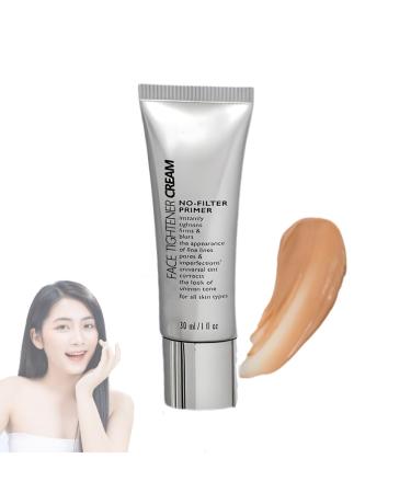 Face Tightener No-Filter Primer Instant Skin Tightener Primer Face Makeup Blurring Face Primer Long Lasting Power Grip Formula Mattifying Primer with Shine Control for All Skin Types (1 PCS)
