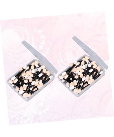 Ipetboom 200 Pcs Eye Shadow Disposable Eyeshadow Brush Dual Sided Eyeshadow Brush Makeup Brush Mini Set - Buy Online on GoSupps.com