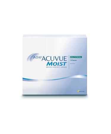 Acuvue Moist 1 -Day Multifocal daily lens donate moisture -daily contact lenses with -6.5 DPT and BC 8.4 -UV protection & comfortable wearing comfort -90 lenses