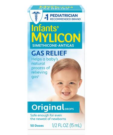Mylicon Gas Relief Drops for Infants and Babies, Original Formula, 0.5 Fluid Ounce 0.5 Fl Oz (Pack of 1)