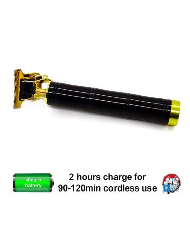 Pro Li Hair Clippers for Men - Cordless Electric T-Blade Trimmer Kit | Zero Gapped Grooming (Black Bamboo - Buy Online on GoSupps.com