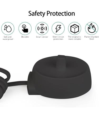 OrcoW Electric Toothbrush Charger Base for Oral B UK - Compatible with Braun Type 3757 - UK 3 Pin Plug - Inductive Charging Base for Travel - Buy Online on GoSupps.com