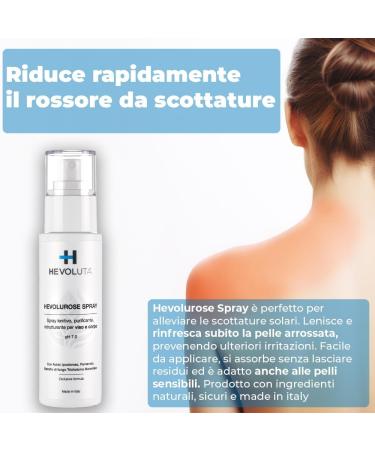  HEVOLUTA Hevolurosis Spray 100ml with Refill Soothing & Refreshing Relief for Sensitive Skin Acne Sunburn & Insect Bites with Hypochlorous Acid Moisturizer (Spray+Refill) - Buy Online on GoSupps.com