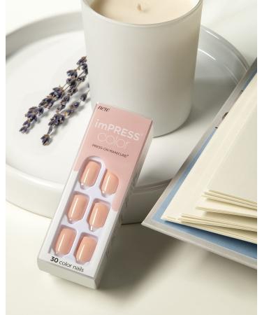 KISS imPRESS Gel Nail Kit | Short Length Peevish Pink | PureFit Technology | Polish-Free Manicure | Includes Prep Pad, Mini Nail File, Cuticle Stick | 30 Fake Nails | Pink - 1 Count - Buy Online on GoSupps.com