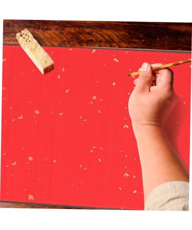 Calligraphy Blank Scroll Wall Murals Blank Scroll Scroll Chinese Scroll Rice Paper Art Paintings Red 105X45X1CM - Buy Online on GoSupps.com