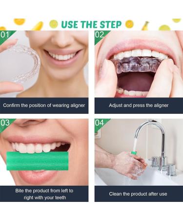 INGJIA 12 Pack Aligner Tray Seaters & Chewies - Multi-Color Aligner Chompers for Maximum Comfort - Perfect for Teeth Alignment - Buy Online on GoSupps.com