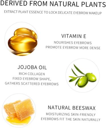 Healvian 2pcs Eyebrow Shaping Liquid Transparent Eyebrow Setting Eyebrow Gel Liquid Clear 3d Eyebrow Gel - 1 count (Pack of 1) Transparent Color - Buy Online on GoSupps.com